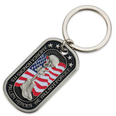 Eagle Crest Fallen Heroes Commemorative Dog Tag,Multi-Color,2" x 1.25"